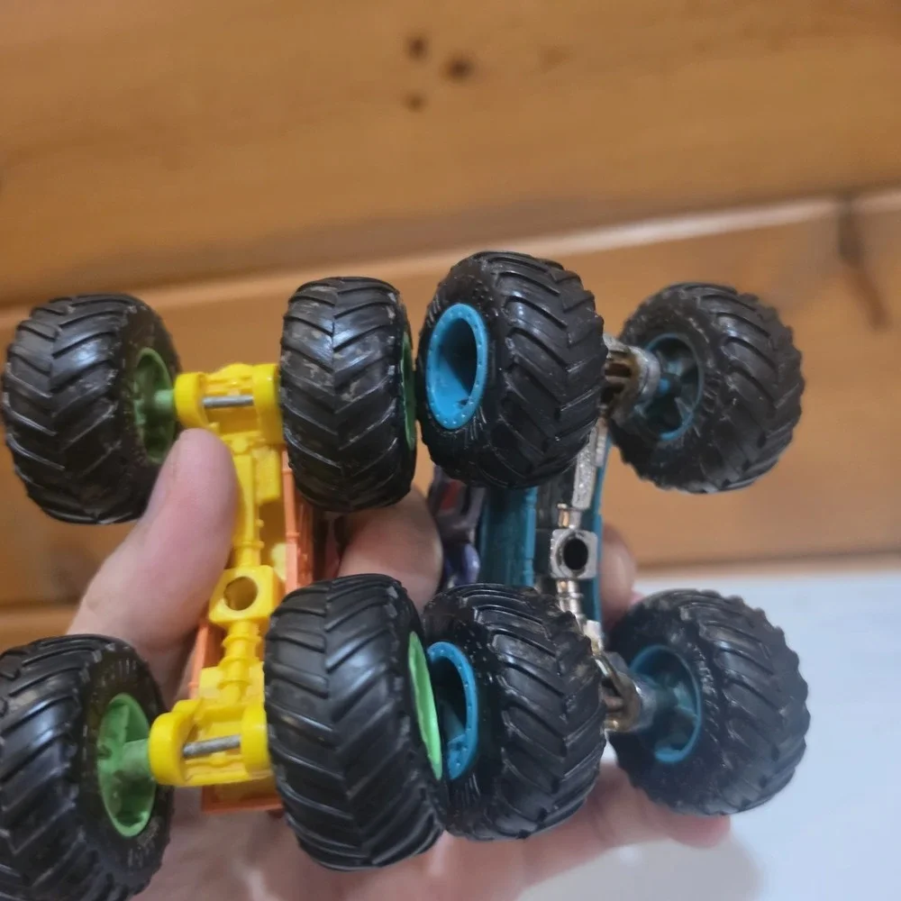 Lot of 2 Hot Wheels Monster Jam 1:64 Mega Wrex & Motosaurus